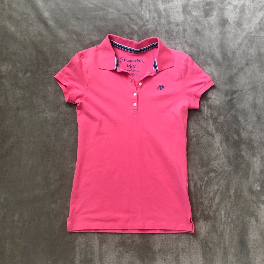 Aéropostale Pink Polo